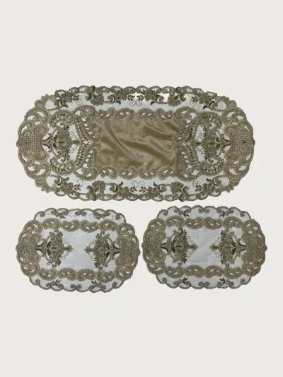رومیزی ملیله دوزی