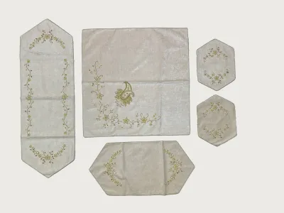 سرویس پنج تکه سرمه دوزی